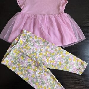 Carter's Pink and Floral Kids Matching Set